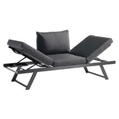 Sieger Auckland Ecklounge 4-tlg. Aluminium/Sunproof Eisengrau/Grau -Garten Und Außenbereich sieger auckland loungeecke 4 tlg aluminium sunproof eisengrau grau 1210421 5