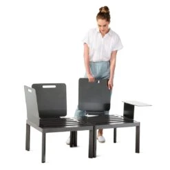 Sieger Lugo Lounge Basis Aluminium Eisengrau -Garten Und Außenbereich sieger lugo basis aluminium mit polyesterbeschichtung eisengrau 1262231 4