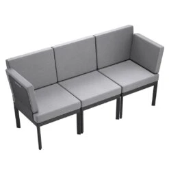 Sieger Lugo Lounge Basis Aluminium Eisengrau -Garten Und Außenbereich sieger lugo basis aluminium mit polyesterbeschichtung eisengrau 1262231 8