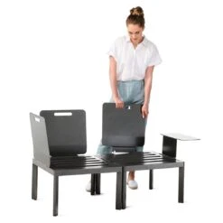 Sieger Lugo Rücken-/Seitenelement Aluminium Eisengrau -Garten Und Außenbereich sieger lugo rucken seitenelement aluminium eisengrau 1262242 3