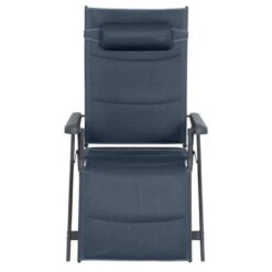 Siena Garden Premium XL Camping Relaxliege Aluminium/2D Mesh Anthrazit/Dunkelblau -Garten Und Außenbereich siena garden camping relaxliege premium xl aluminium 2d mesh 1364047 2