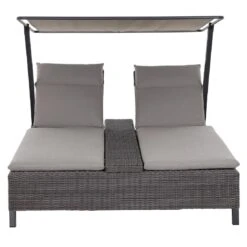 Siena Garden Corido Daybed Inkl. Dach Aluminium/Gardino-Geflecht Matt Anthrazit/Charcoal Grey -Garten Und Außenbereich siena garden corido daybed inkl dach aluminium gardinor geflecht 1437582 4
