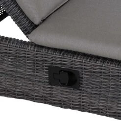 Siena Garden Corido Daybed Inkl. Dach Aluminium/Gardino-Geflecht Matt Anthrazit/Charcoal Grey -Garten Und Außenbereich siena garden corido daybed inkl dach aluminium gardinor geflecht 1437582 9