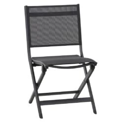 Titelseite 38 Siena Garden Tesoro Klappstuhl Aluminium/Ranotex®-Gewebe Matt Anthrazit/Silber-Schwarz