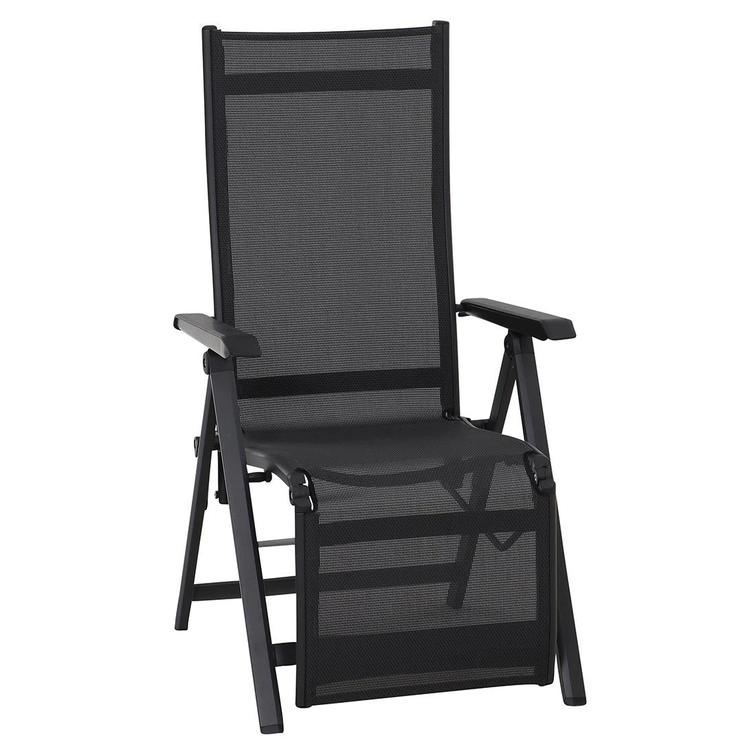 Siena Garden Tesoro Relaxsessel Aluminium/Ranotex®-Gewebe Matt Anthrazit/Silber-Schwarz 3 Siena Garden Tesoro Relaxsessel Aluminium/Ranotex®-Gewebe Matt Anthrazit/Silber-Schwarz