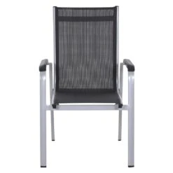 Siena Garden Tesoro Stapelsessel Aluminium/Ranotex-Gewebe Silber/Grau -Garten Und Außenbereich siena garden tesoro stapelsessel aluminium ranotexr gewebe 1432566 3