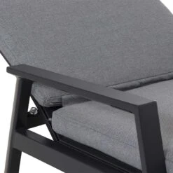 Siena Garden Valencia Gartenliege Aluminium/Polypropylen Matt Anthrazit/Salt&Pepper -Garten Und Außenbereich siena garden valencia rollliege aluminium polypropylen 1437549 5