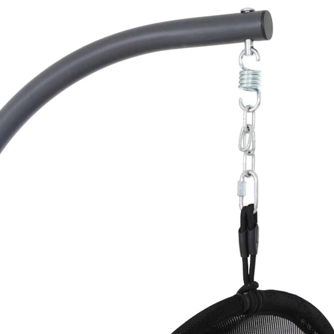 Siena Garden Yobaya Hängesessel Stahl/Polyester Inkl. Kissen Anthrazit/Cool Black 14 Siena Garden Yobaya Hängesessel Stahl/Polyester Inkl. Kissen Anthrazit/Cool Black – Bild 12