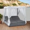 Solpuri Boxx Daybed Aluminium/Polyester Anthrazit/Grau -Garten Und Außenbereich solpuri boxx daybed aluminium polyester 1488578 1