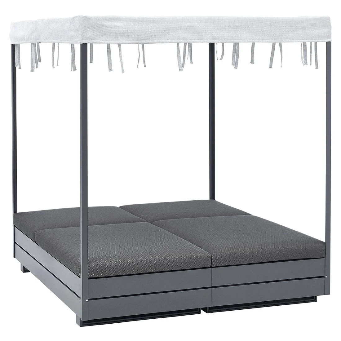 Solpuri Boxx Daybed Aluminium/Polyester Anthrazit/Grau 5 Solpuri Boxx Daybed Aluminium/Polyester Anthrazit/Grau – Bild 3