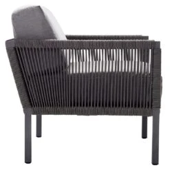 Solpuri Club Loungesessel Aluminium/Rope/Acryl Anthrazit -Garten Und Außenbereich solpuri club loungesessel aluminium rope acryl 1465588 4