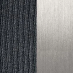 Solpuri Jazz Gartenliege Edelstahl/Textilene Silber/Coal -Garten Und Außenbereich solpuri jazz gartenliege edelstahl textilene 1465654 6