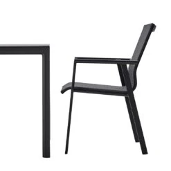 Solpuri Soul Stapelsessel Aluminium/Textilene Schwarz/Coal 7 Solpuri Soul Stapelsessel Aluminium/Textilene Schwarz/Coal -Garten Und Außenbereich solpuri soul stapelsessel aluminium textilene 1501954 3