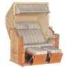SonnenPartner Classic Strandkorb Geflecht/Fichte Natur -Garten Und Außenbereich sonnenpartner classic strandkorb geflecht fichte 1469383 1