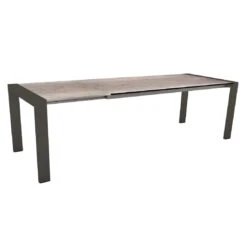 Stern Evoee Gartenmöbel-Set 9-tlg. Ausziehtisch 200/260x90cm Anthrazit/Silber -Garten Und Außenbereich stern evoee gartenmoebel set 9 tlg ausziehtisch 200 260x90cm 1492527 4