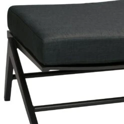 Stern Jackie Loungehocker Aluminium/Polyacryl Schwarz Matt/Seidenschwarz -Garten Und Außenbereich stern jackie loungehocker aluminium polyacryl 1453730 3