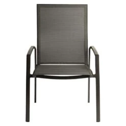 Stern Kari Plus Stapelsessel Aluminium/Textilene Anthrazit/Carbon -Garten Und Außenbereich stern kari plus stapelsessel aluminium textilene 1357590 2