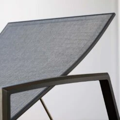 Stern Kari Gartenliege Aluminium/Textilene Schwarz Matt/Leinen Grau -Garten Und Außenbereich stern kari rollliege aluminium textilene 1453851 3