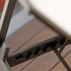 Stern Kari Gartenliege Aluminium/Textilene Schwarz Matt/Leinen Grau -Garten Und Außenbereich stern kari rollliege aluminium textilene 1453851 6