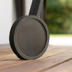 Stern Kari Gartenliege Aluminium/Textilene Schwarz Matt/Leinen Grau -Garten Und Außenbereich stern kari rollliege aluminium textilene 1453851 7