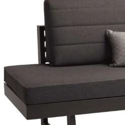 Stern New Holly Diningbank/Liege Aluminium/Outdoorstoff Anthrazit/Schiefergrau -Garten Und Außenbereich stern new holly diningbank liege aluminium outdoorstoff 1359405 3