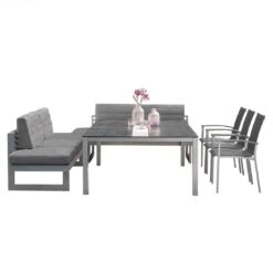 Stern New Holly Dininglounge Aluminium/Polyacryl Graphit/Schiefergrau 11 Stern New Holly Dininglounge Aluminium/Polyacryl Graphit/Schiefergrau -Garten Und Außenbereich stern new holly dininglounge aluminium polyacryl 1489887 2