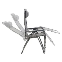 Sungörl Oasi Superior XL Relaxliege Aluminium/Textilene Anthrazit -Garten Und Außenbereich sungorl oasi superior xl relaxliege aluminium textilene silber 1122190 2