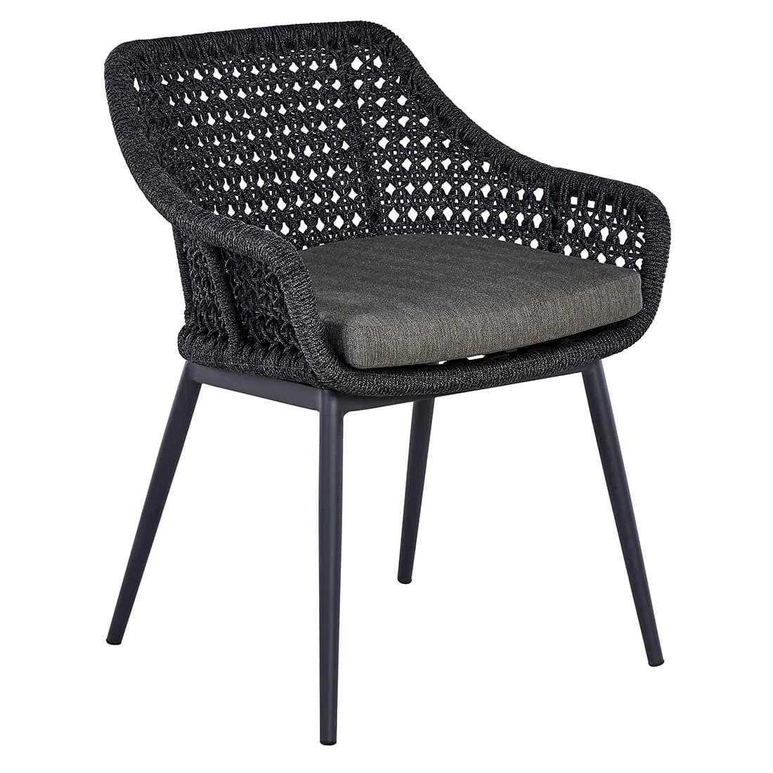 OUTLIV. Hudson Gartensessel Aluminium/Rope Charcoal/Anthrazit 3 OUTLIV. Hudson Gartensessel Aluminium/Rope Charcoal/Anthrazit