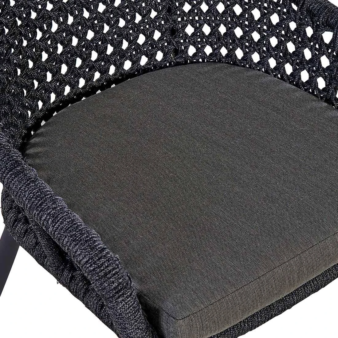 OUTLIV. Hudson Gartensessel Aluminium/Rope Charcoal/Anthrazit 6 OUTLIV. Hudson Gartensessel Aluminium/Rope Charcoal/Anthrazit – Bild 4