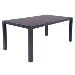 Zebra Alus Gartentisch 210x100cm Aluminium/HPL Graphit/Volcanic Stone