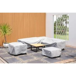 Zebra Belvedere Ecklounge 5-tlg. Edelstahl/Olefin Graphit/Grau -Garten Und Außenbereich zebra belvedere loungeecke 5 tlg edelstahl olefin 1377313 4
