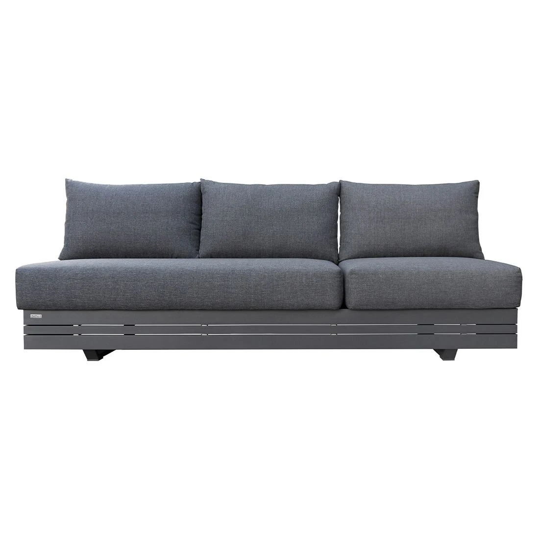 Zebra Cubo Ecklounge 3-tlg. Aluminium/Olefin Graphit/Dunkelgrau 4 Zebra Cubo Ecklounge 3-tlg. Aluminium/Olefin Graphit/Dunkelgrau – Bild 2