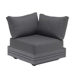 Zebra Cubo Eck-/Endmodul Aluminium/Olefin Graphit/Dunkelgrau -Garten Und Außenbereich zebra cubo eckmodul aluminium olefin graphit dunkelgrau 1199597 2