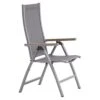 Zebra Fly Klappsessel Aluminium/Textilene Elegance Grey/Dark Grey