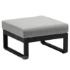 Zebra Fly Lounge Hocker Aluminium/Olefin Graphit/Mixed Grey -Garten Und Außenbereich zebra fly lounge hocker aluminium olefin graphit mixed grey 1199069 1