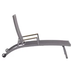 Zebra Fly Gartenliege Aluminium/Textilene Elegance Grey/Dark Grey 8 Zebra Fly Gartenliege Aluminium/Textilene Elegance Grey/Dark Grey -Garten Und Außenbereich zebra fly stapelliege aluminium textilene 1353553 2