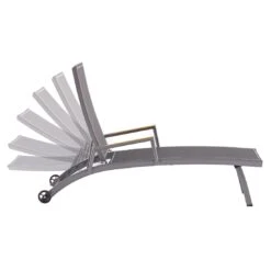 Zebra Fly Gartenliege Aluminium/Textilene Elegance Grey/Dark Grey 9 Zebra Fly Gartenliege Aluminium/Textilene Elegance Grey/Dark Grey -Garten Und Außenbereich zebra fly stapelliege aluminium textilene 1353553 3