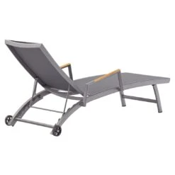 Zebra Fly Gartenliege Aluminium/Textilene Elegance Grey/Dark Grey 10 Zebra Fly Gartenliege Aluminium/Textilene Elegance Grey/Dark Grey -Garten Und Außenbereich zebra fly stapelliege aluminium textilene 1353553 4