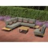 Zebra Park Ecklounge 5-tlg. Aluminium/Sunproof Graphit/Sutton Grey -Garten Und Außenbereich zebra park loungeecke 5 tlg aluminium sunproof 1366830 1