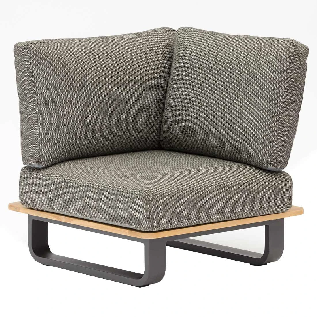 Zebra Park Ecklounge 5-tlg. Aluminium/Sunproof Graphit/Sutton Grey 7 Zebra Park Ecklounge 5-tlg. Aluminium/Sunproof Graphit/Sutton Grey – Bild 5